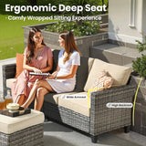 Patio Dining & Lounge Set, 5-Piece product view 4