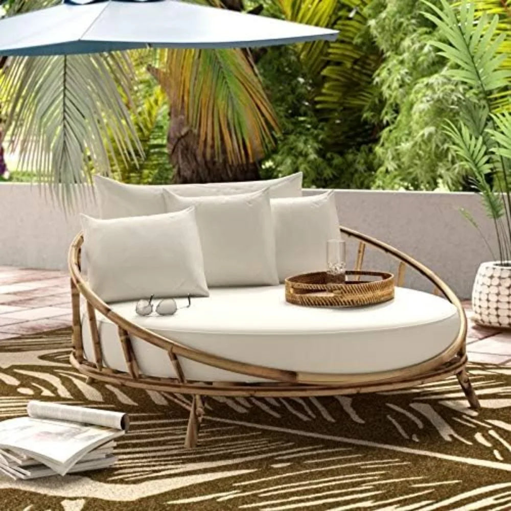 Round Outdoor Daybed Sofa product view 1