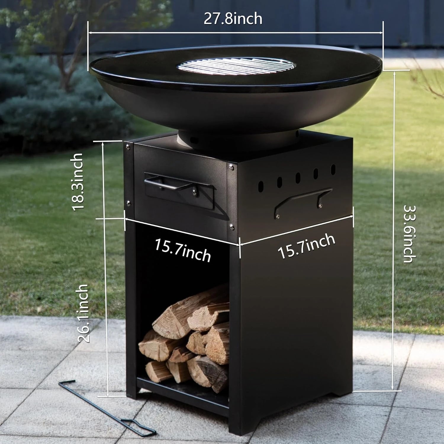 Charcoal BBQ Grill product view 1