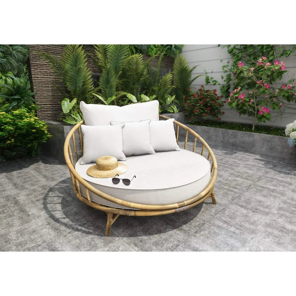 Round Outdoor Daybed Sofa product view 4