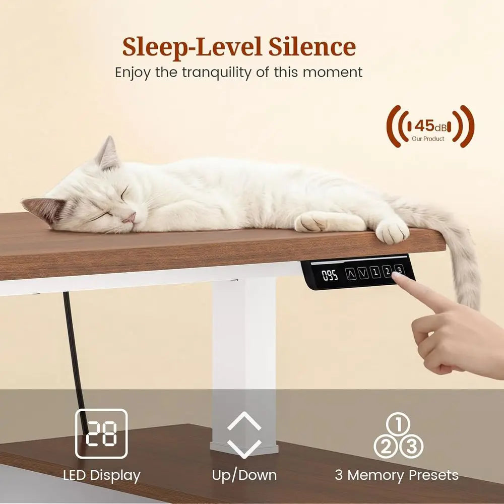L-Shaped Adjustable Standing Desk product view 6