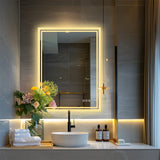 Frameless LED Backlit Bathroom Mirror product view 4