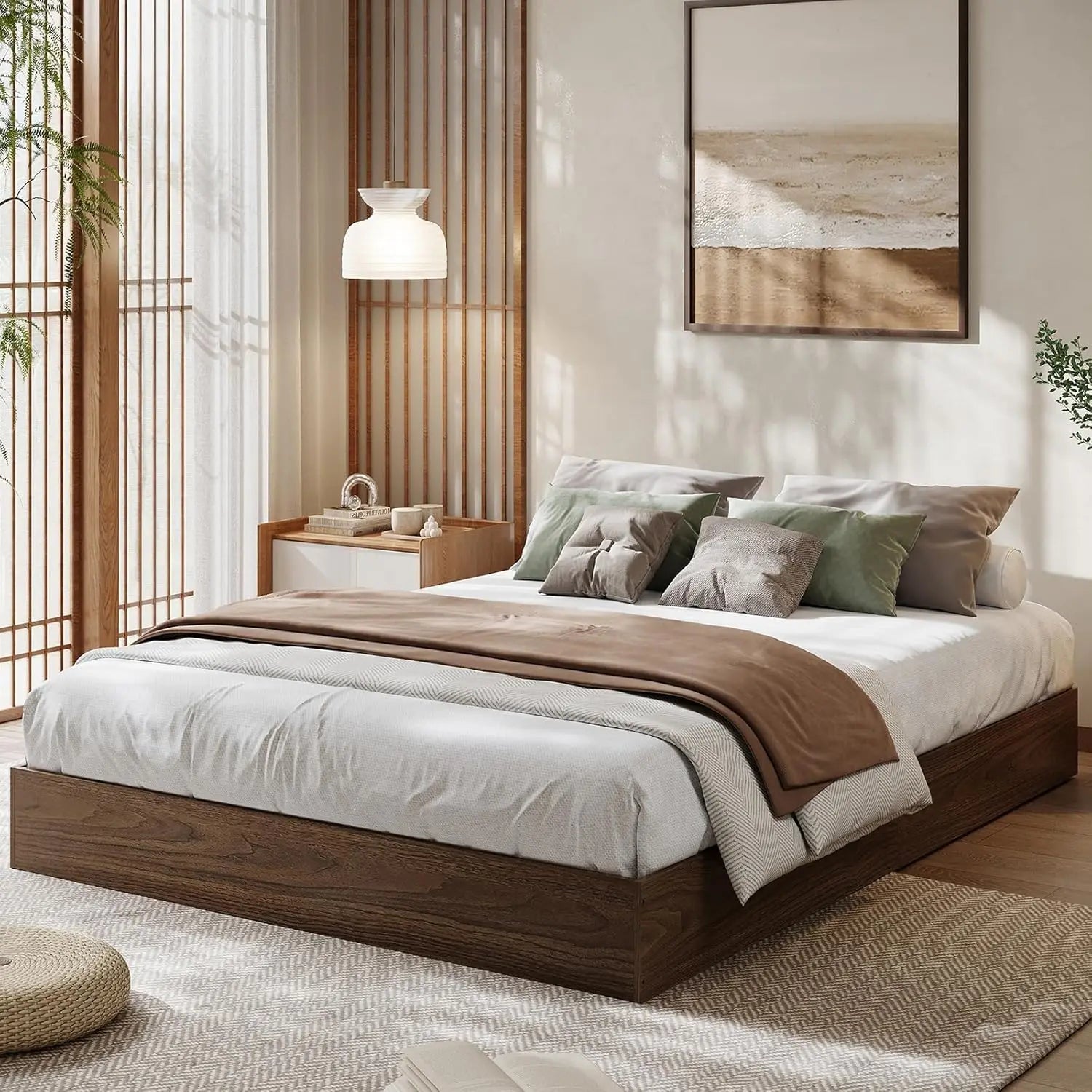 Wooden Platform Bed Frame product view 1