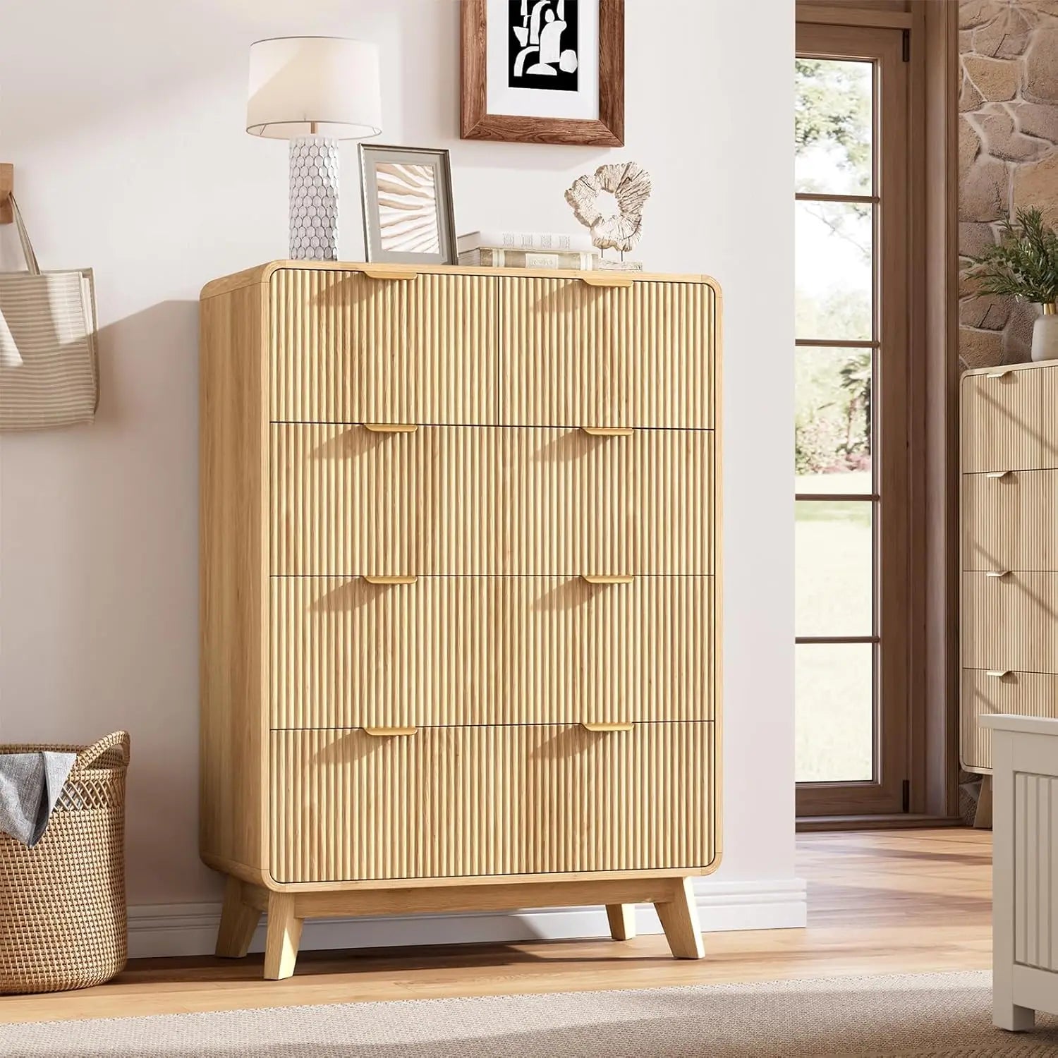 Fluted 5-Drawer Dresser product view 8