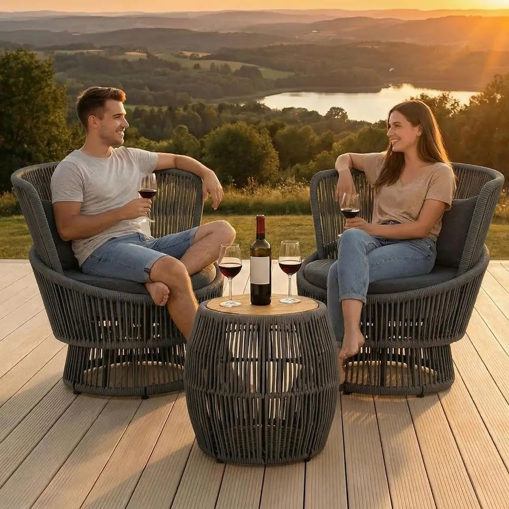 Outdoor Swivel Rocker Set — 2 Piece product view 1