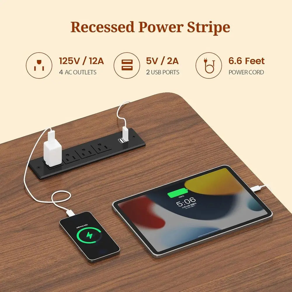 L-Shaped Adjustable Standing Desk product view 4