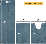 Haze Blue Bathroom Rug Set product view 2