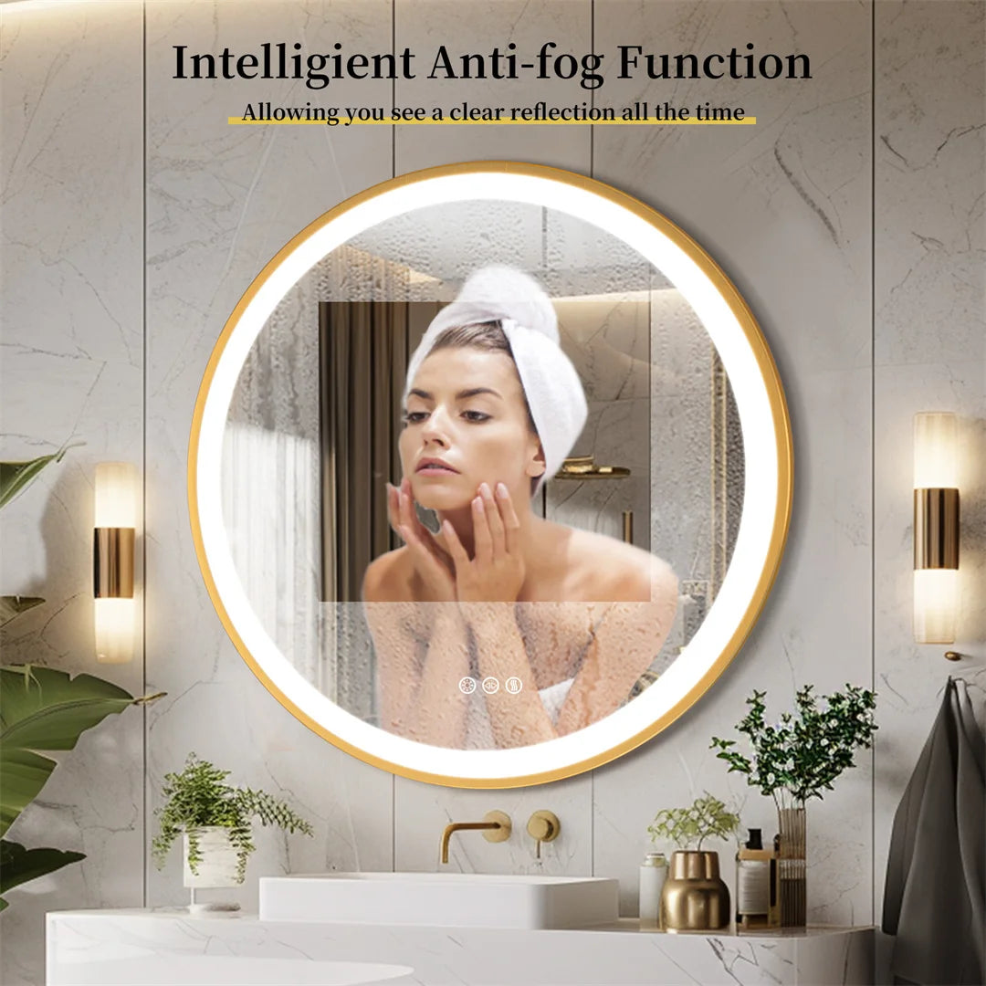 Round Lighted Bathroom Mirror product view 7