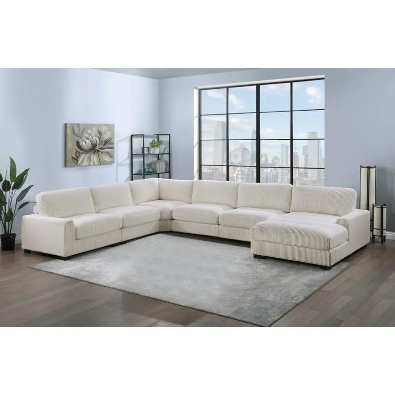 The Haven Beige 6-Piece Modular Sectional product view 1