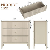 3-Drawer Nightstand product view 2