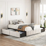 Platform Bed with Four Storage Drawers product view 2