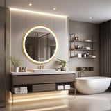 Round Lighted Bathroom Mirror product view 3