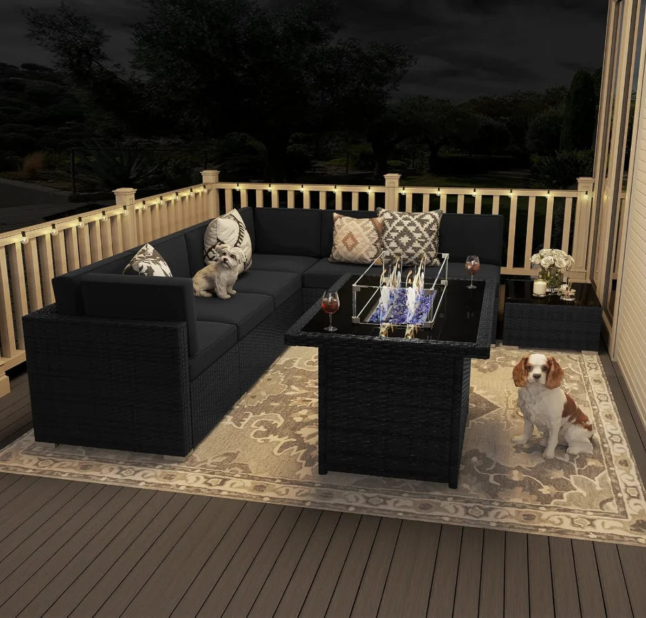 Patio Furniture Set with Fire Pit product view 3