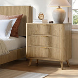 Oversized Fluted Nightstands — Set product view 3