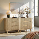 Oversized Fluted Nightstands — Set product view 6
