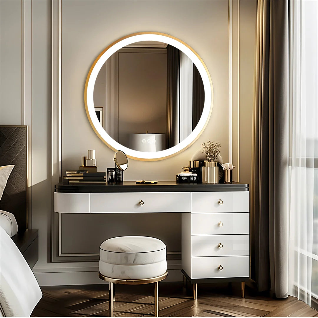 Round Lighted Bathroom Mirror product view 6