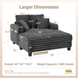 Chaise Lounge Sleeper Sofa product view 2