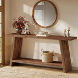 Farmhouse Solid Wood Console Table product view 1