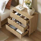 Oversized Fluted Nightstands — Set product view 5