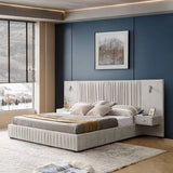 Chenille Upholstered Bed Frame product view 4