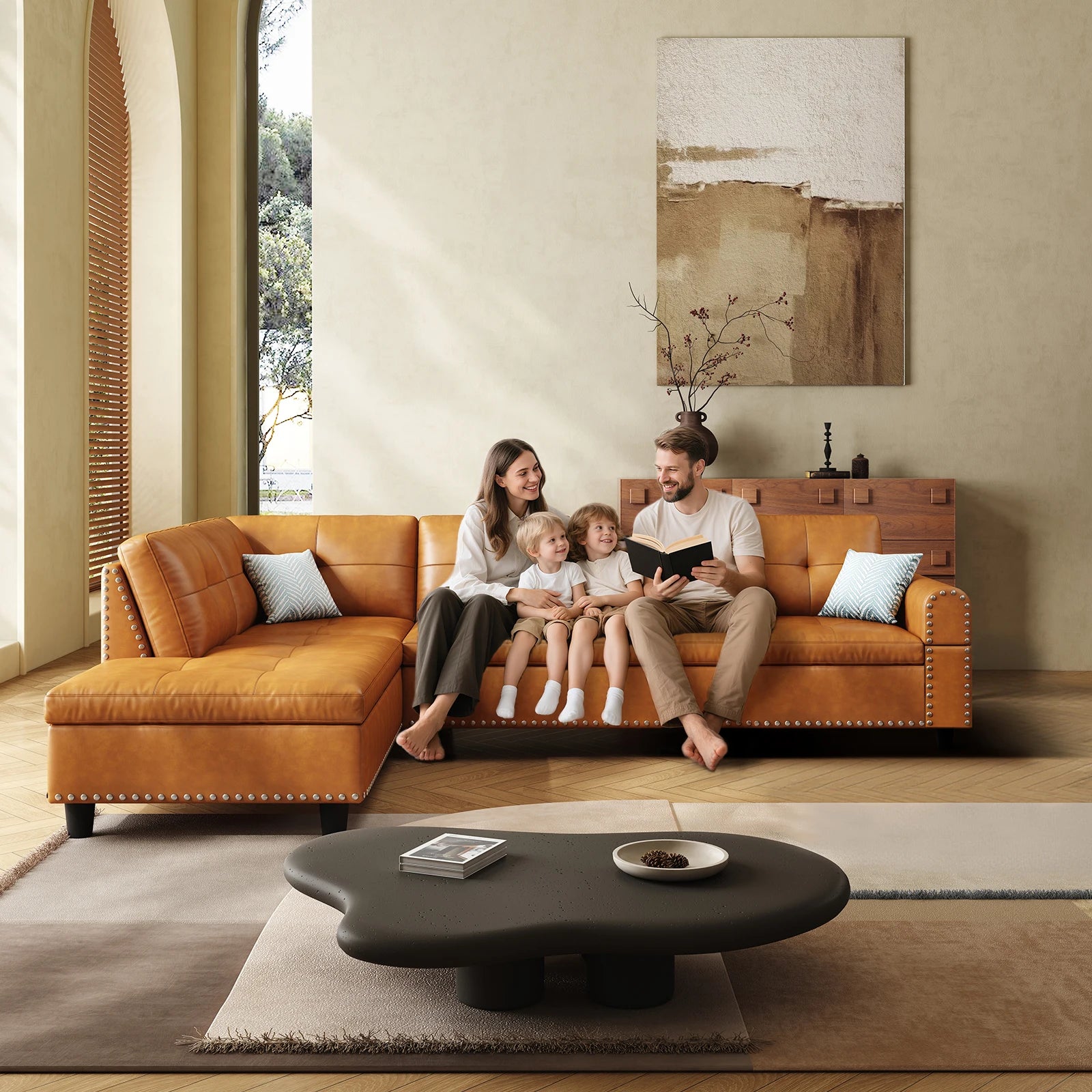 Sectional Sofa with Chaise Lounge product view 6