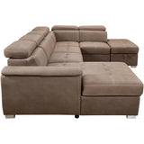 Oversized U-Shaped Sleeper Sectional with Pullout Bed product view 6