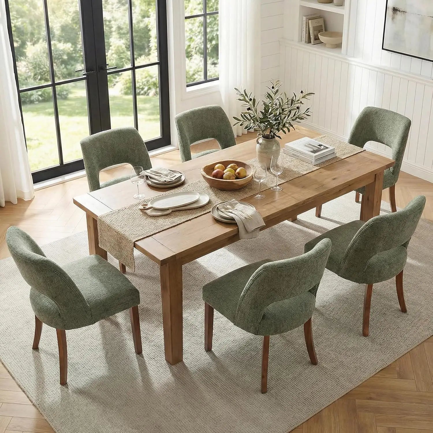 Mid-Century Upholstered Dining Chairs product view 5