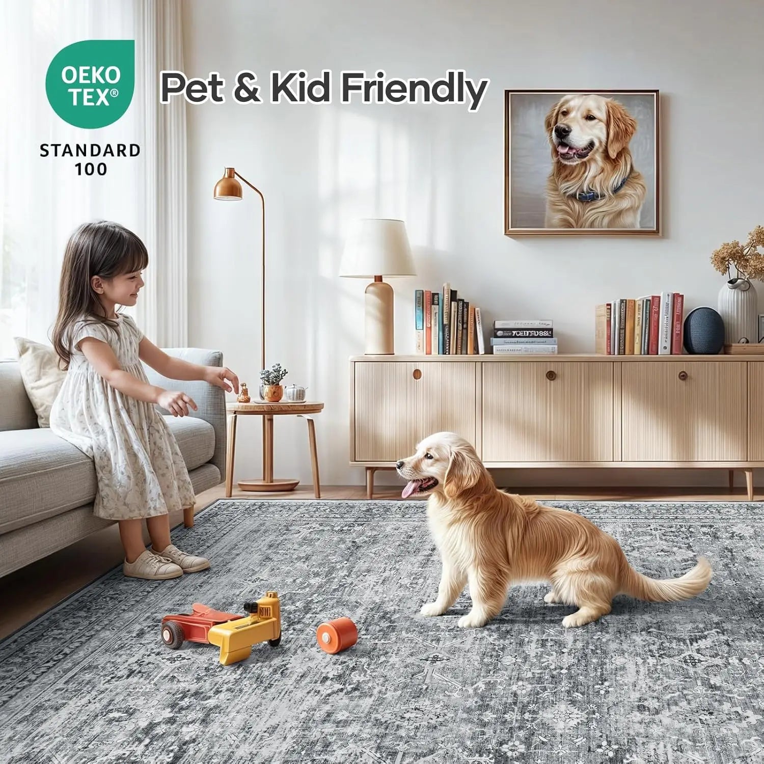 Washable Non-Slip Area Rug product view 5