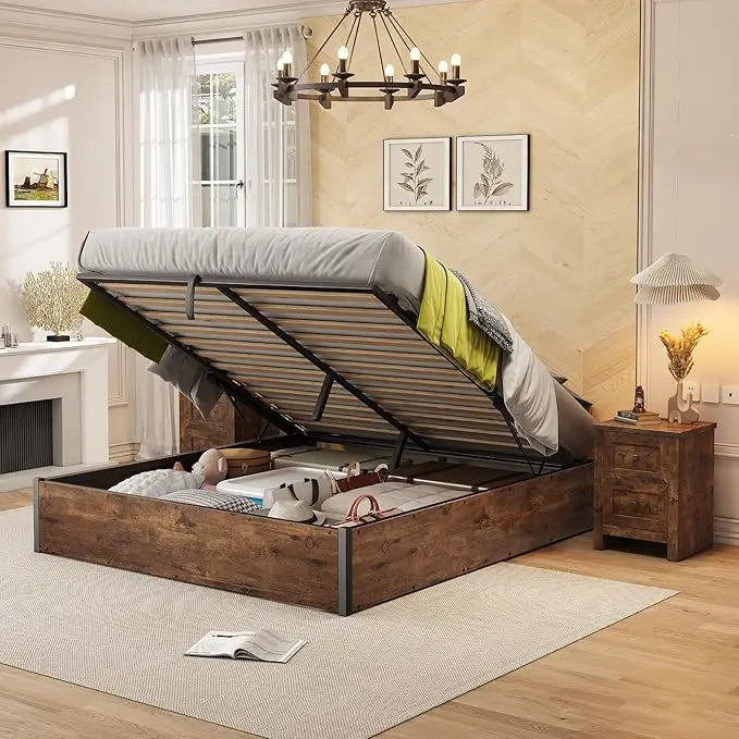 Wooden Platform Storage Bed Frame product view 10