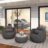 Aluminum Patio Conversation Set, 3-Piece product view 6