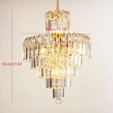 The Halo — Modern K9 Crystal Chandelier product view 7