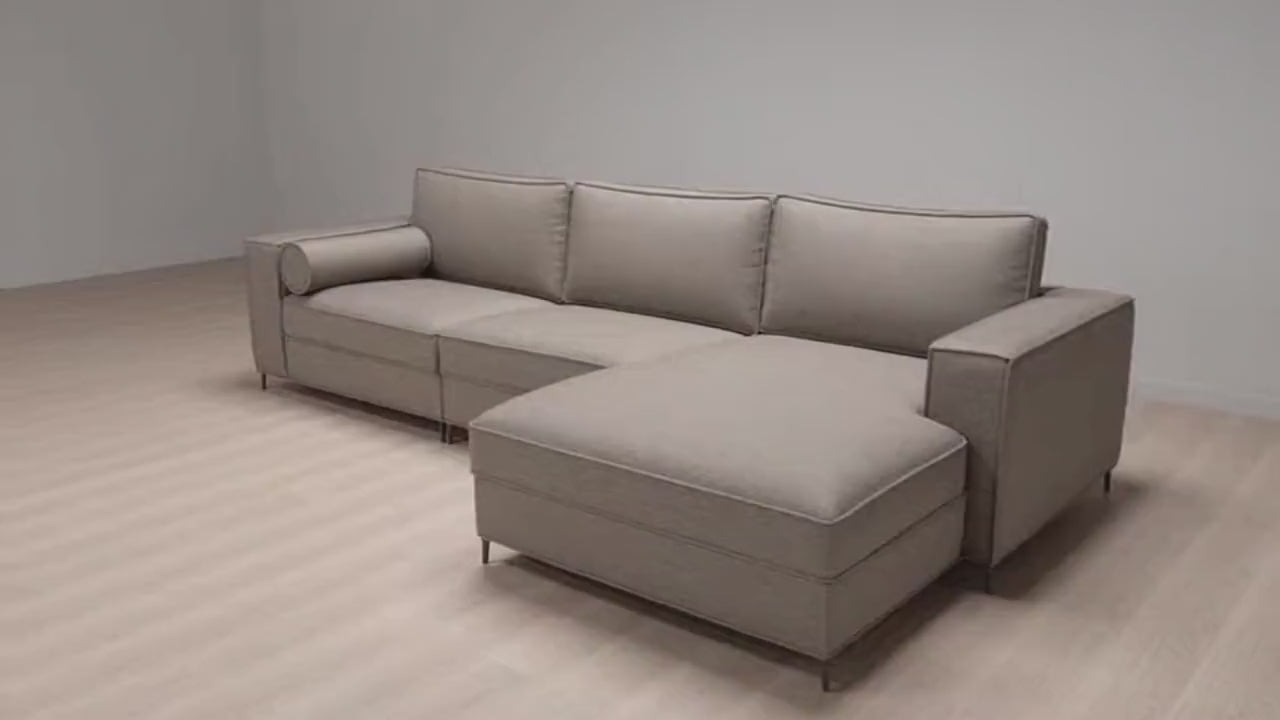 The Cloud Modular Sectional in a softly styled living room
