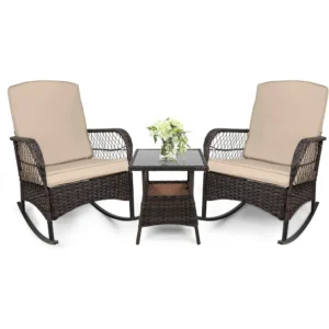 3 pcs Rocking Bistro Set