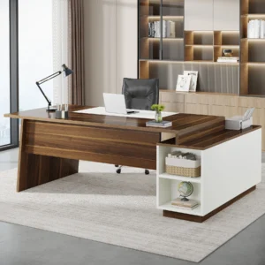 L-Shaped Executive Office Desk