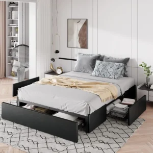 Queen Size Platform Bed Frame