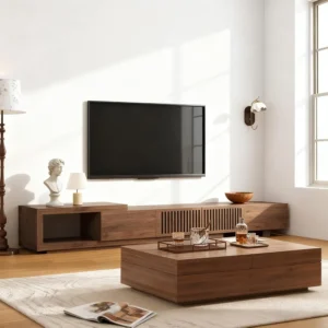 Mid-Century Expandable Coffee Table