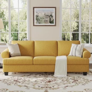 Mid Century 3-Seat Sofa Couch