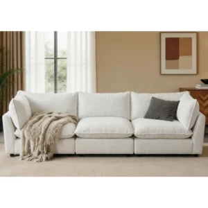 Oversized Chenille Cloud Couch