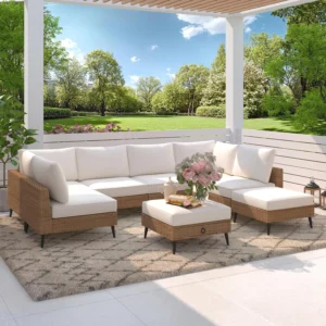 8 Pieces Outdoor Patio Furniture Set