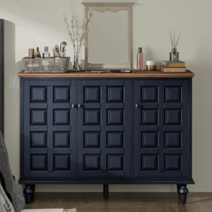 Retro 3 Door Storage Cabinet