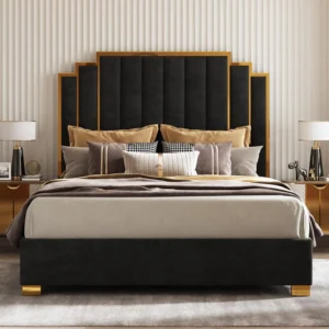 King Size Upholstered Bed